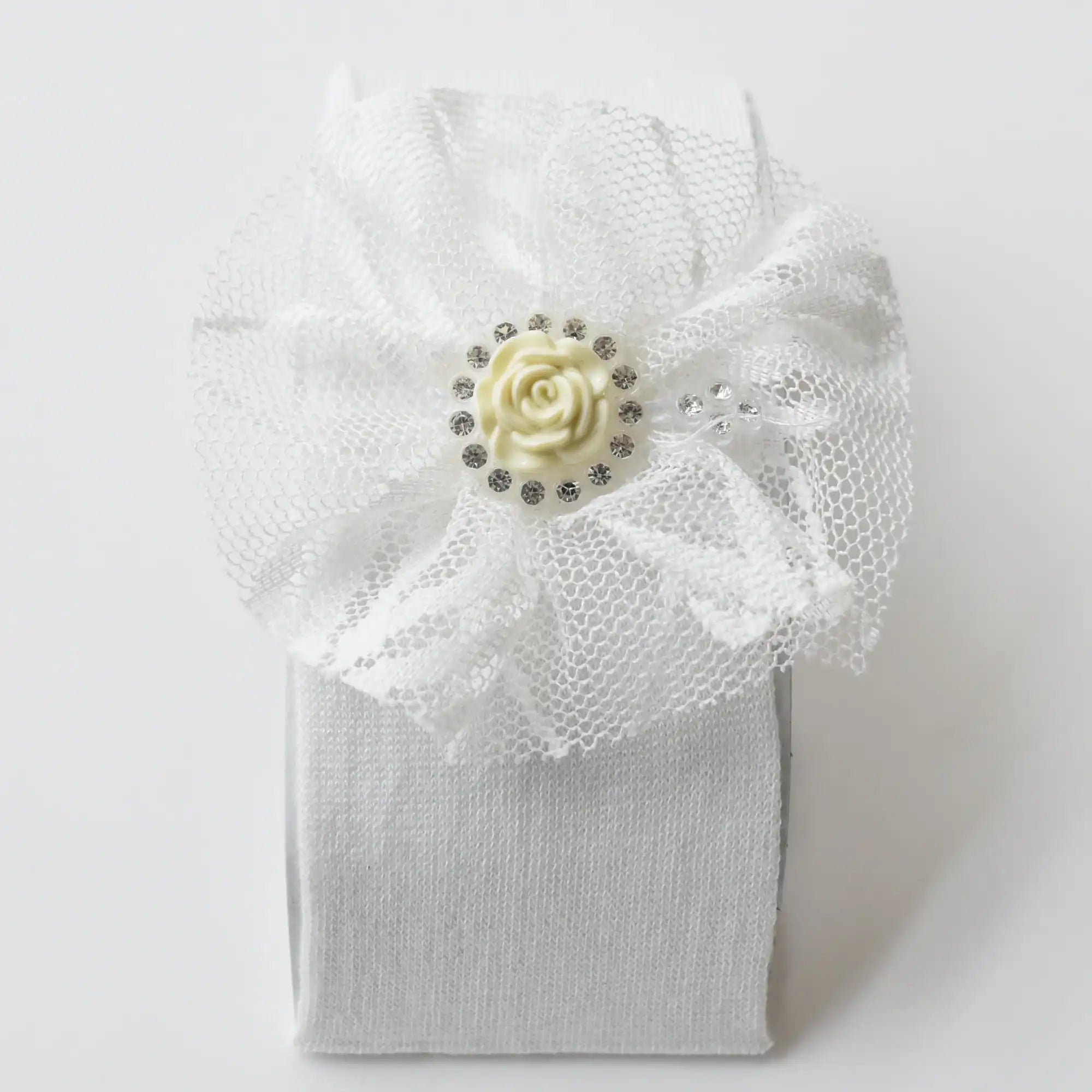 Baby White Rose Set