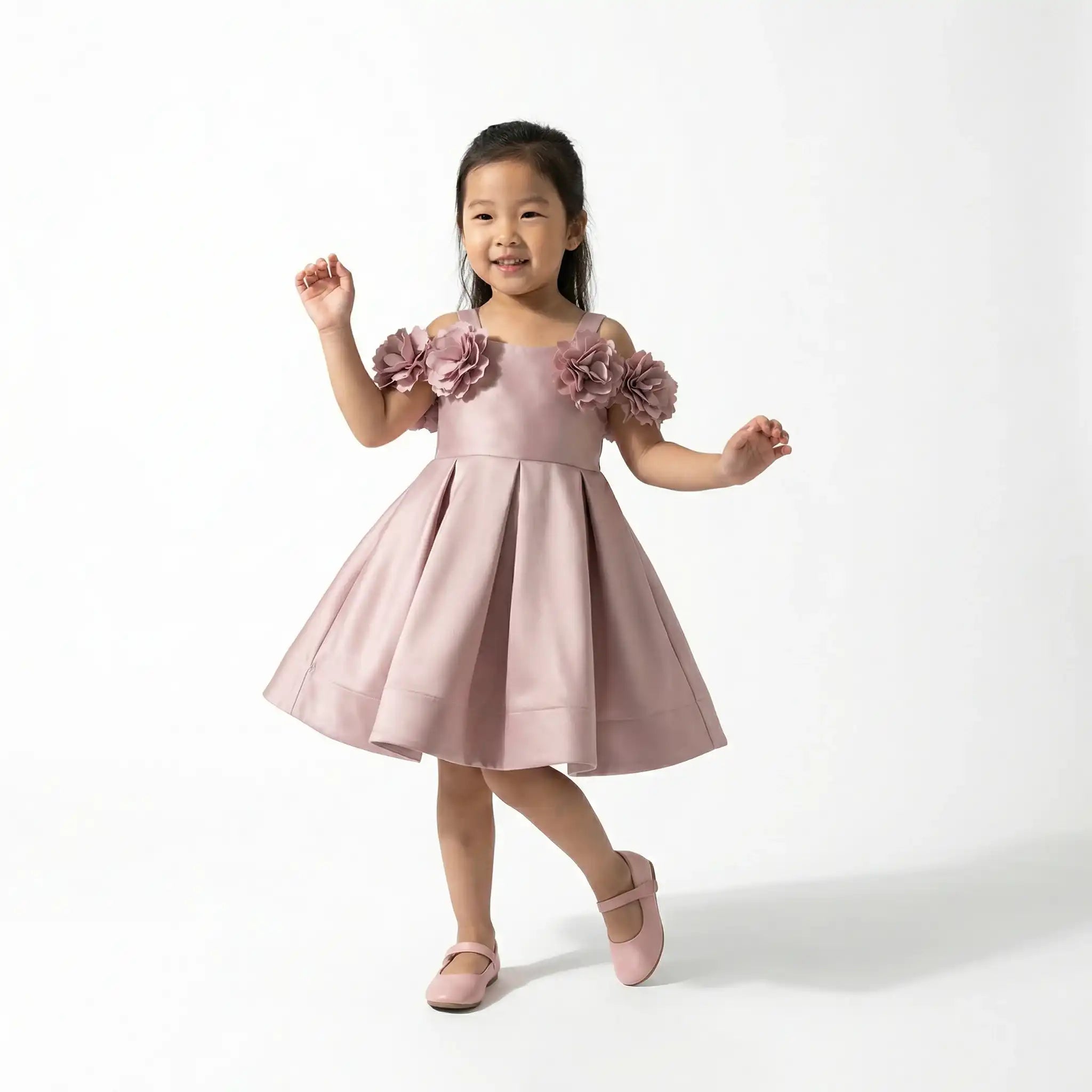 Evelyn Blue Girls Formal Dress