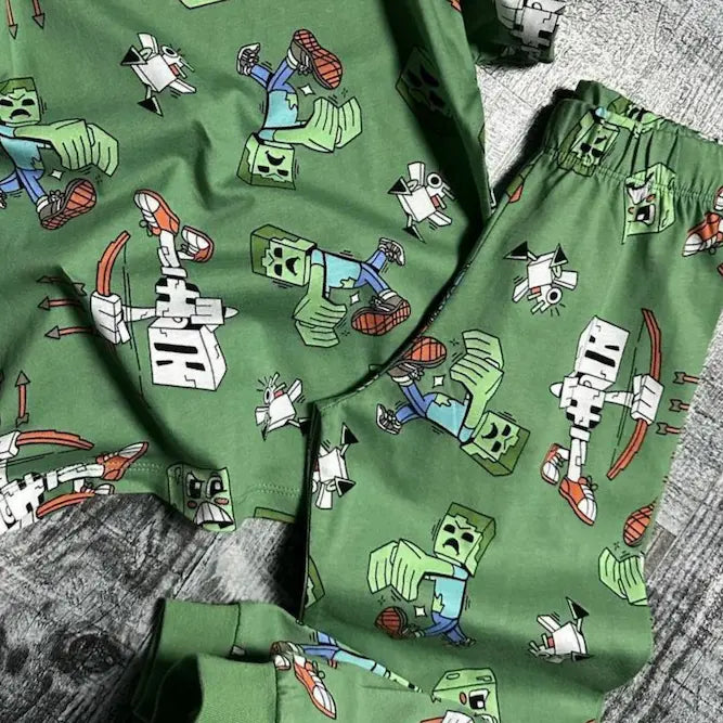 Pixel Adventure Boys Pyjama Set
