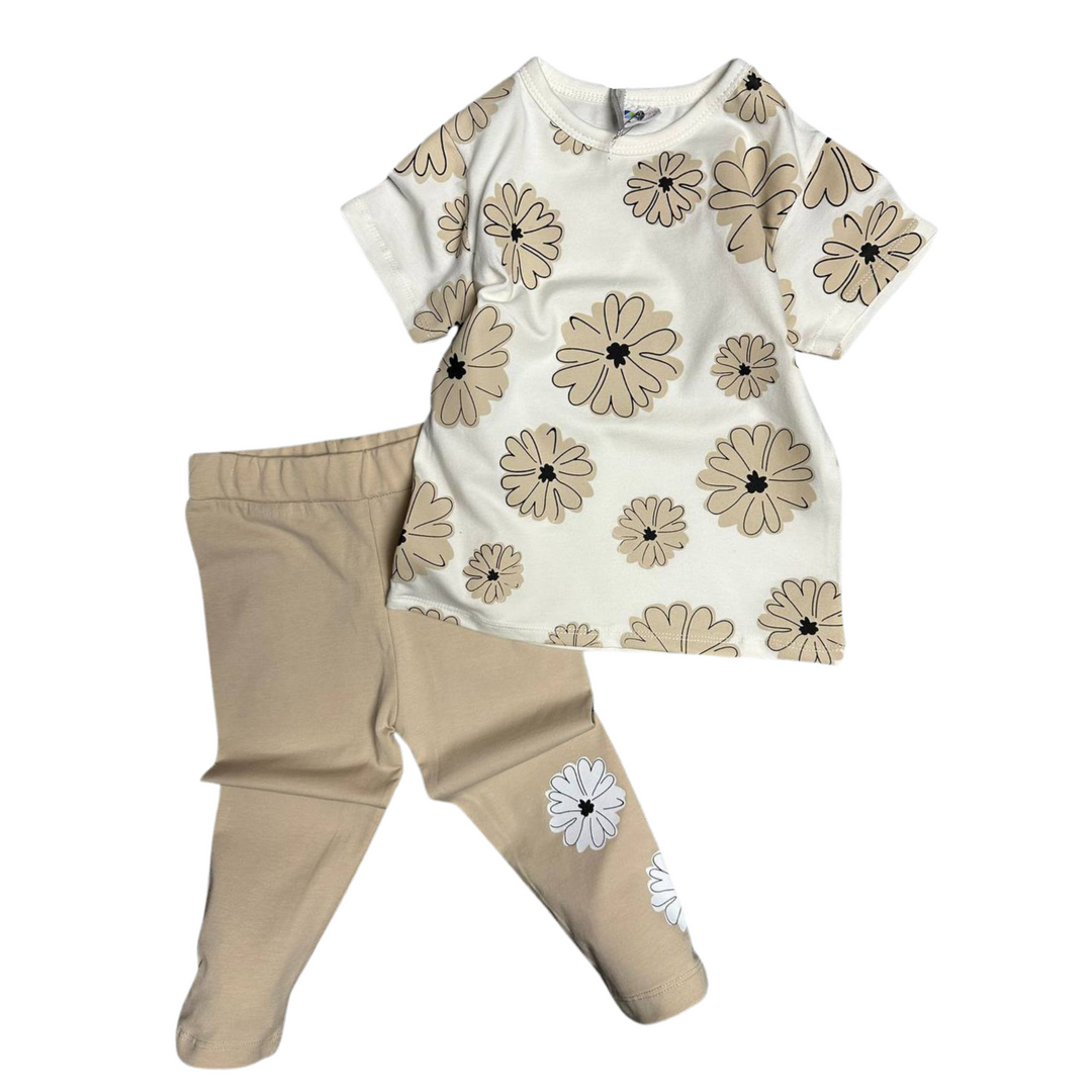 Ensemble de leggings à fleurs de Zara