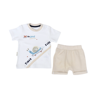 Stylish Snail Baby Boys Short Set