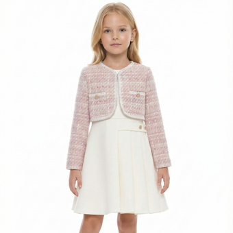 Ethereal Lily Girls Dress & Blazer