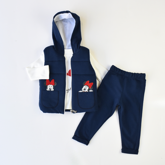 Adventurer's Cozy Vest Set for Girls