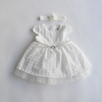 Mia Baby Girl's Lace Dress