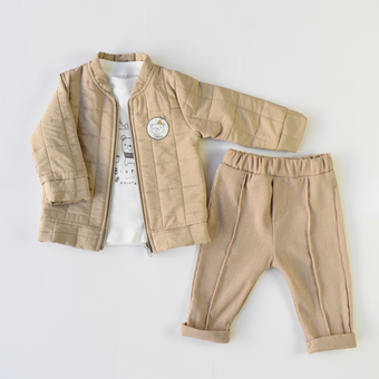 Daddy's Boy Jacket Cotton Set