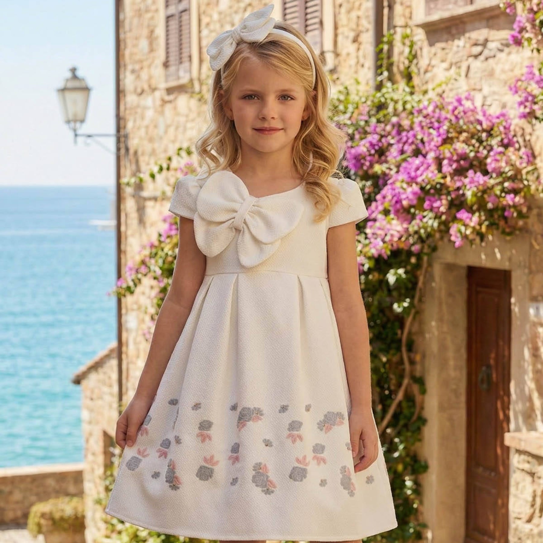 Seaside Whisper Girls Dress Seaside Whisper Girls Dress