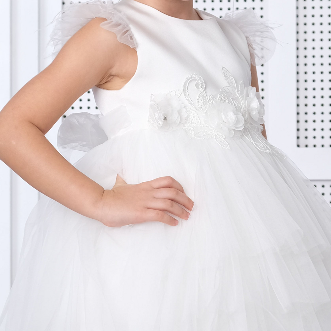 Robe longue traînée de Princessa Pia