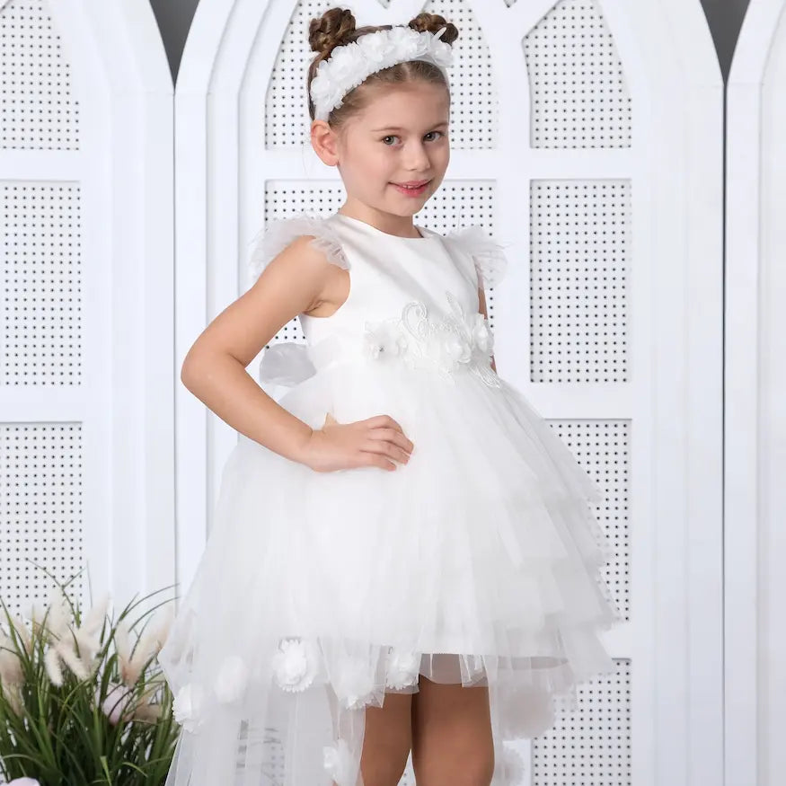 Robe longue traînée de Princessa Pia
