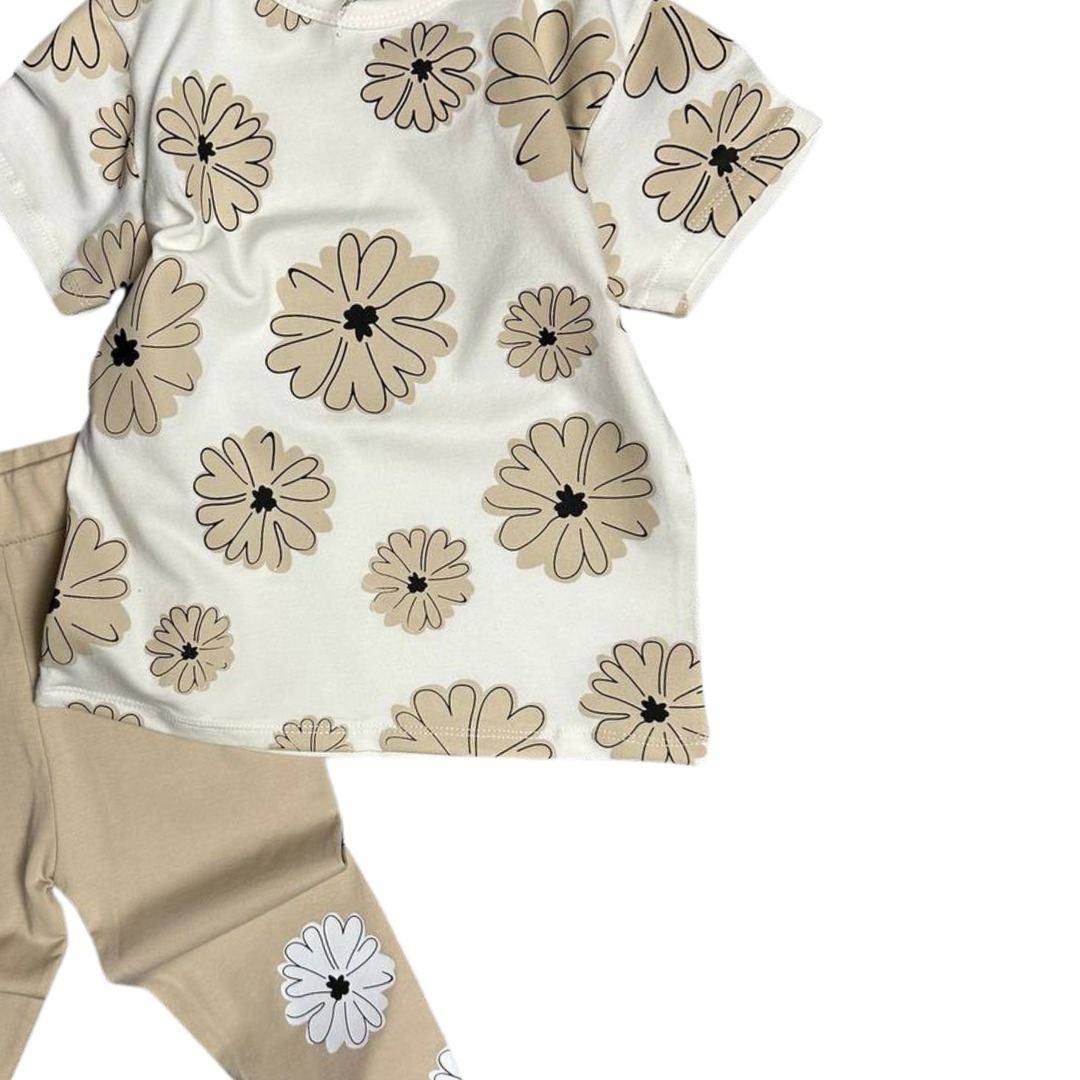 Ensemble de leggings à fleurs de Zara