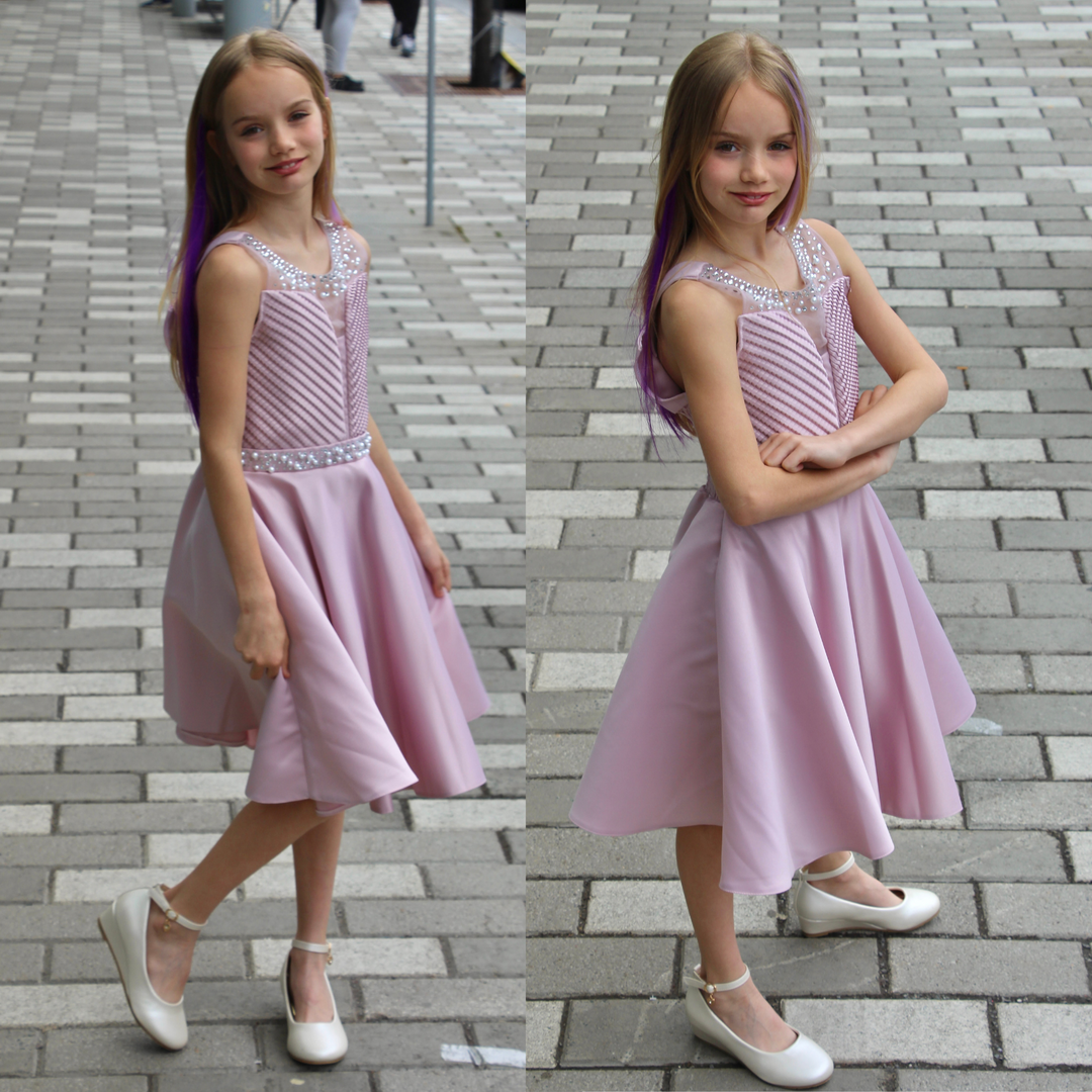 Robe formelle de filles de fée de fleurs