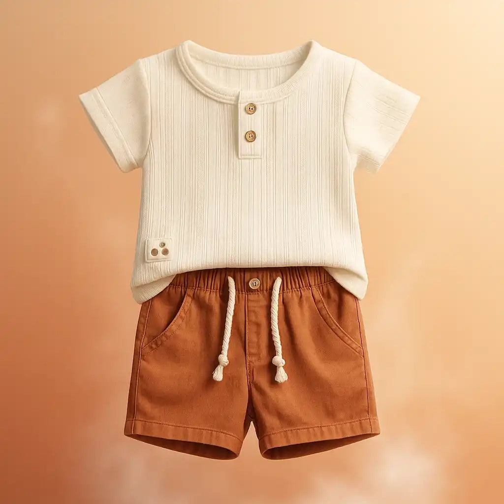 Ensemble short décontracté élégant Steve