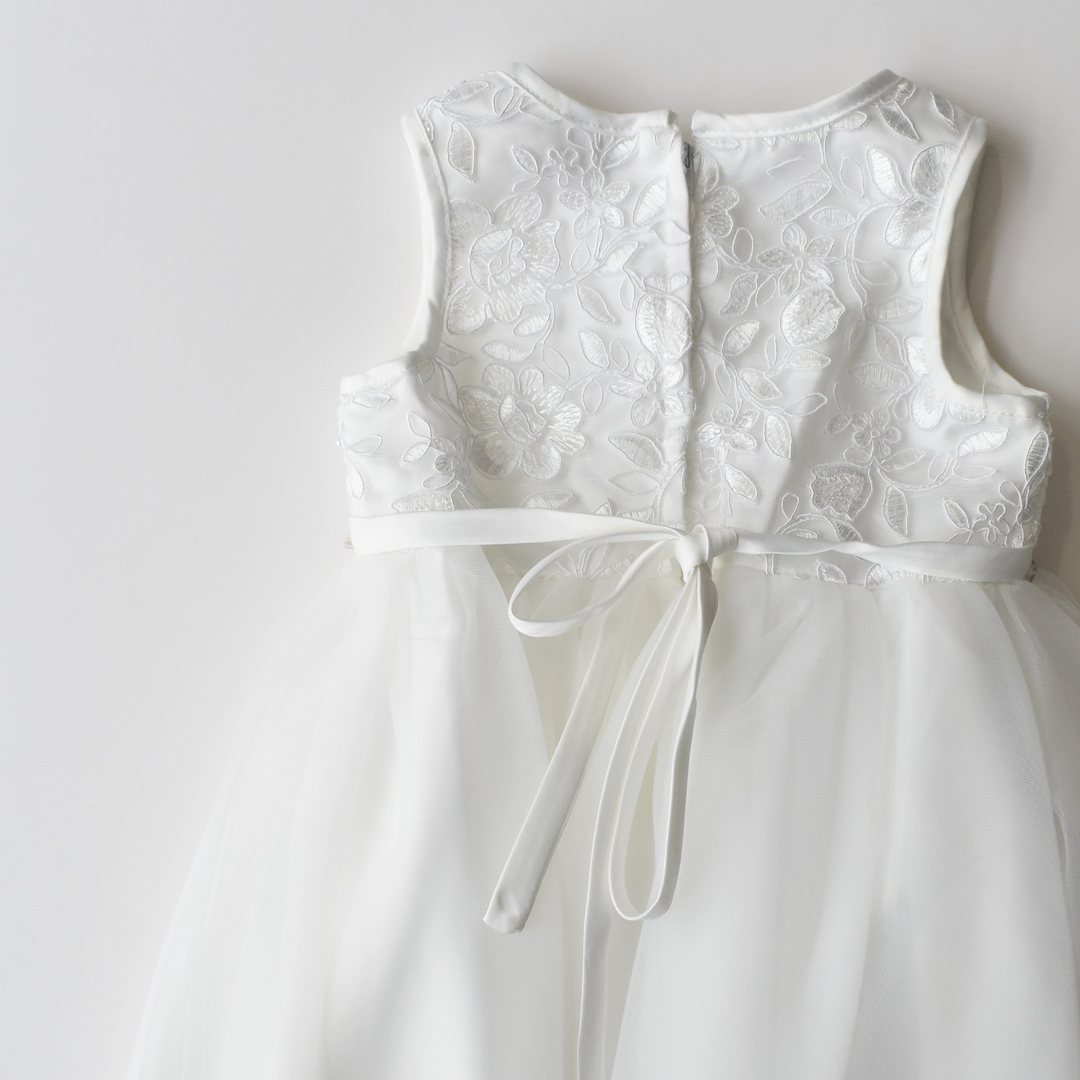 Illusion Lace Baby Formal Dress