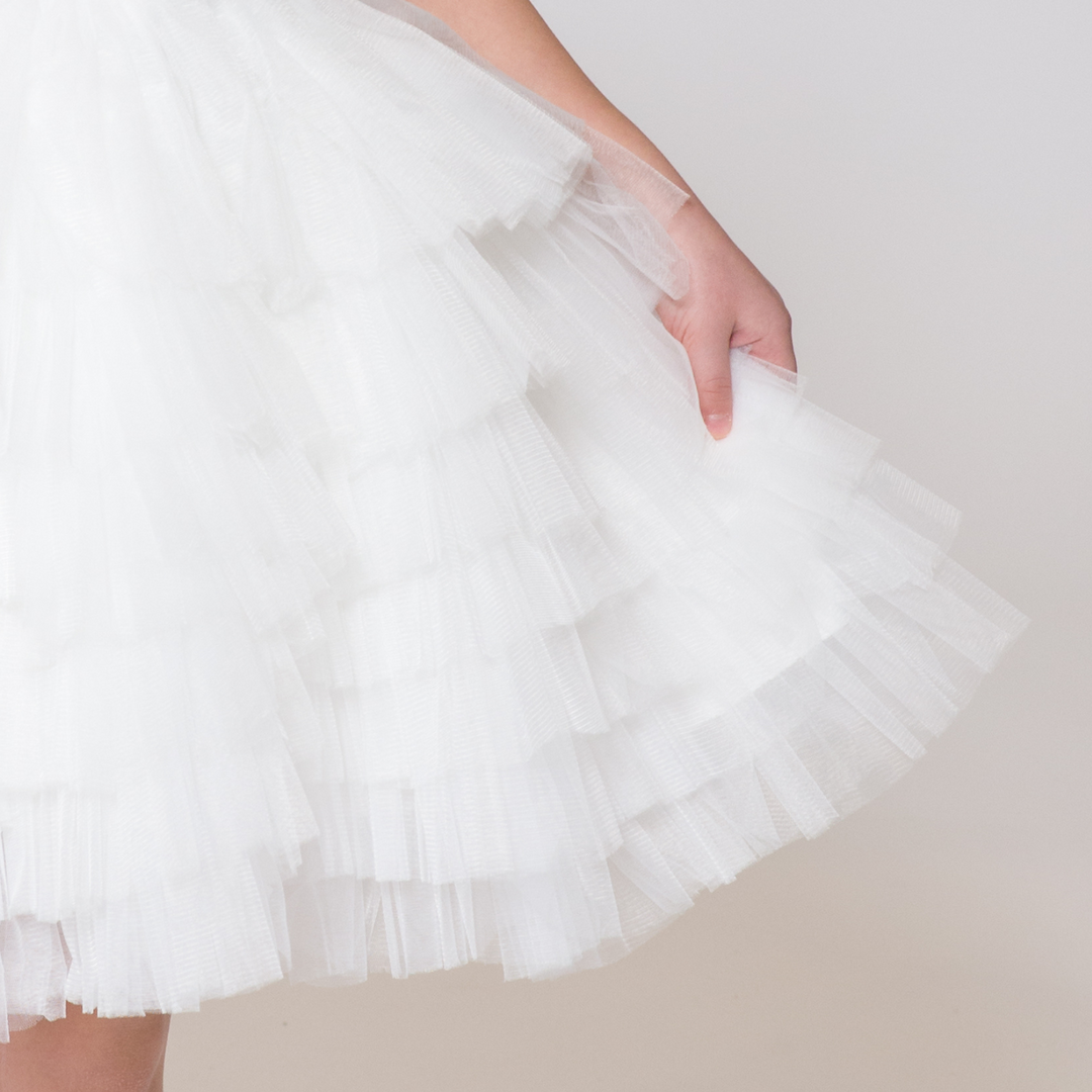 Blanco Short Rain Dress