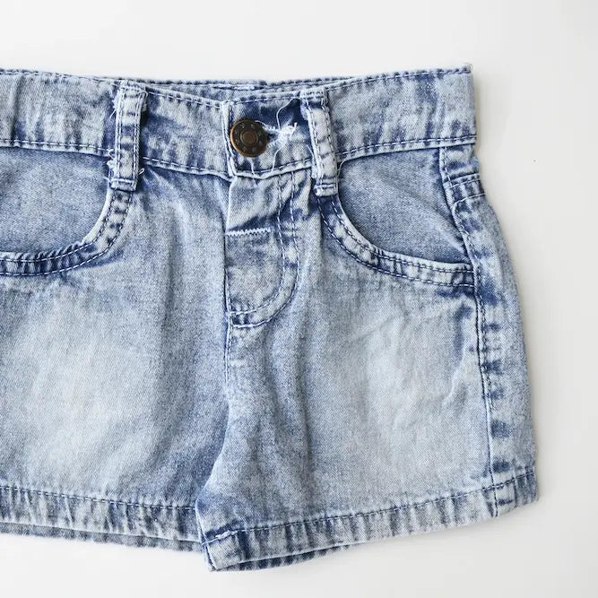 Stylish Square Girls Denim Set