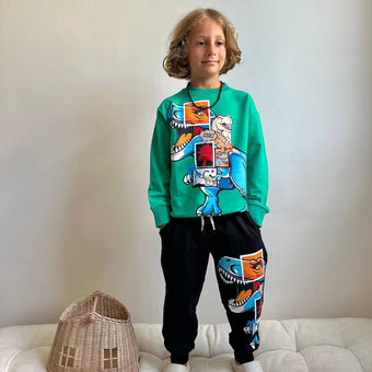Ensemble de jogging T-Rex Square pour garçon