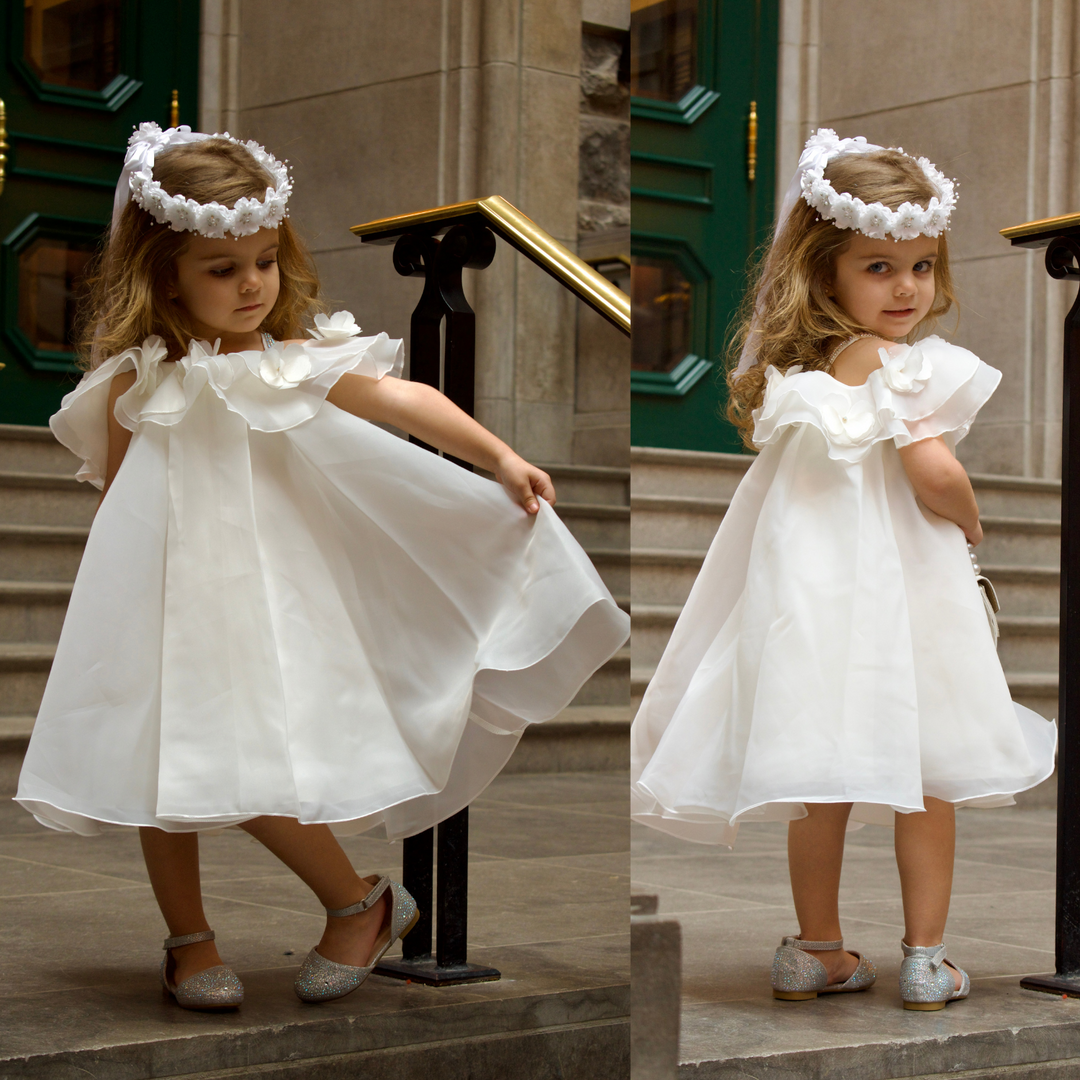 Robe européenne Ophelia en organza
