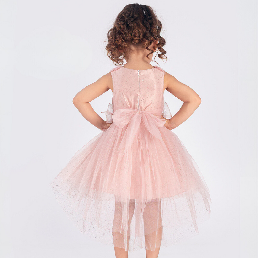 Robe formelle pour filles étoiles scintillantes