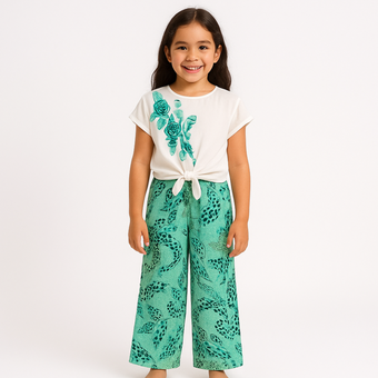 Tropical Girls Casual Set