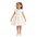 White Heart Baby Formal Dress