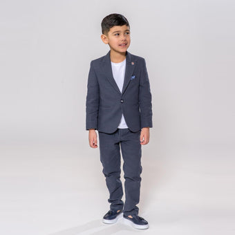 Linen Leo Boys Suit