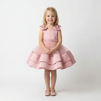 Blushing Meadow Girls Short Dress