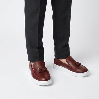 Chaussures pour garçons Lion's bordeaux