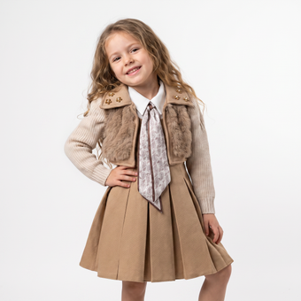 Arctic Charm Dress & Bolero Set