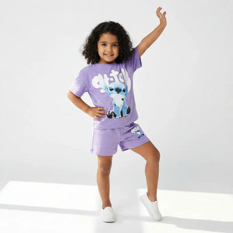 Ohana Vibes Girls Short Set