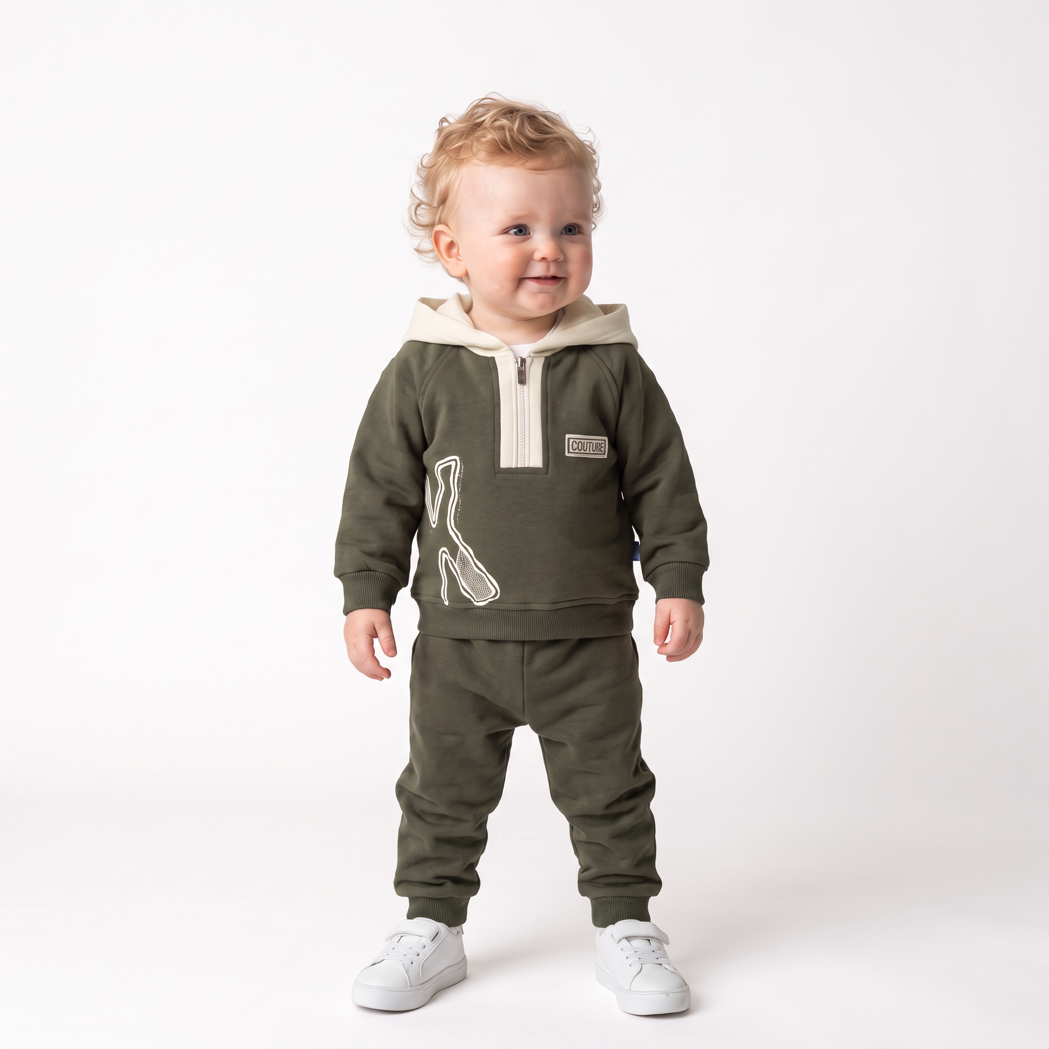 Ensemble de jogging élégant en coton couture