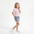 Stylish Square Girls Denim Set