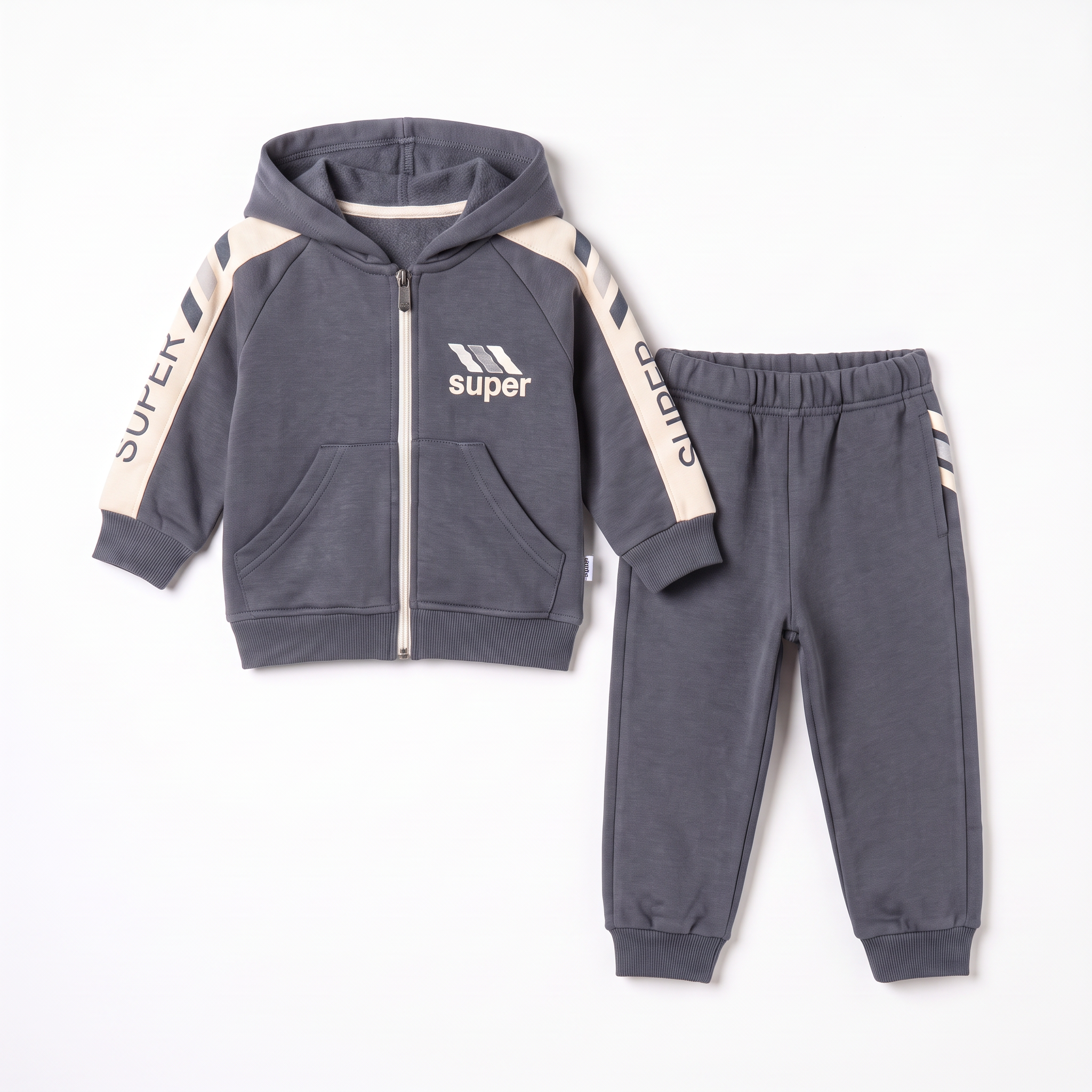 Mini Mood Cotton Joggers Set