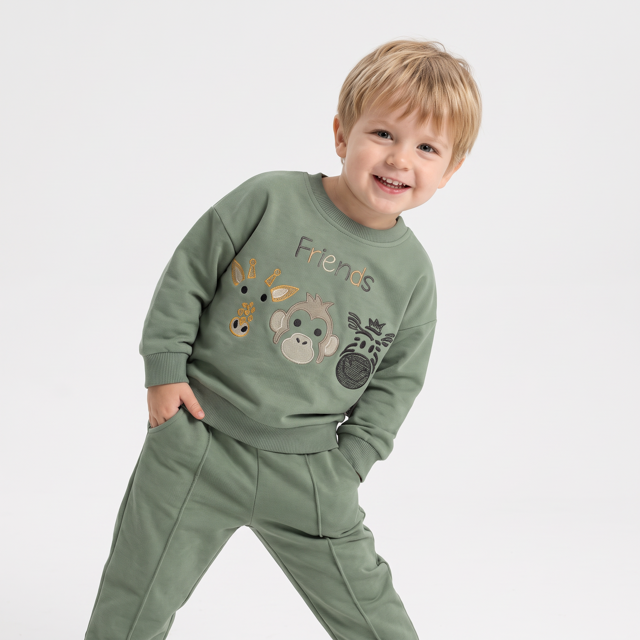 Ensemble de jogging en coton Fins Friends