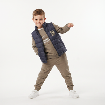 Coat of Arms Puffer Vest Set