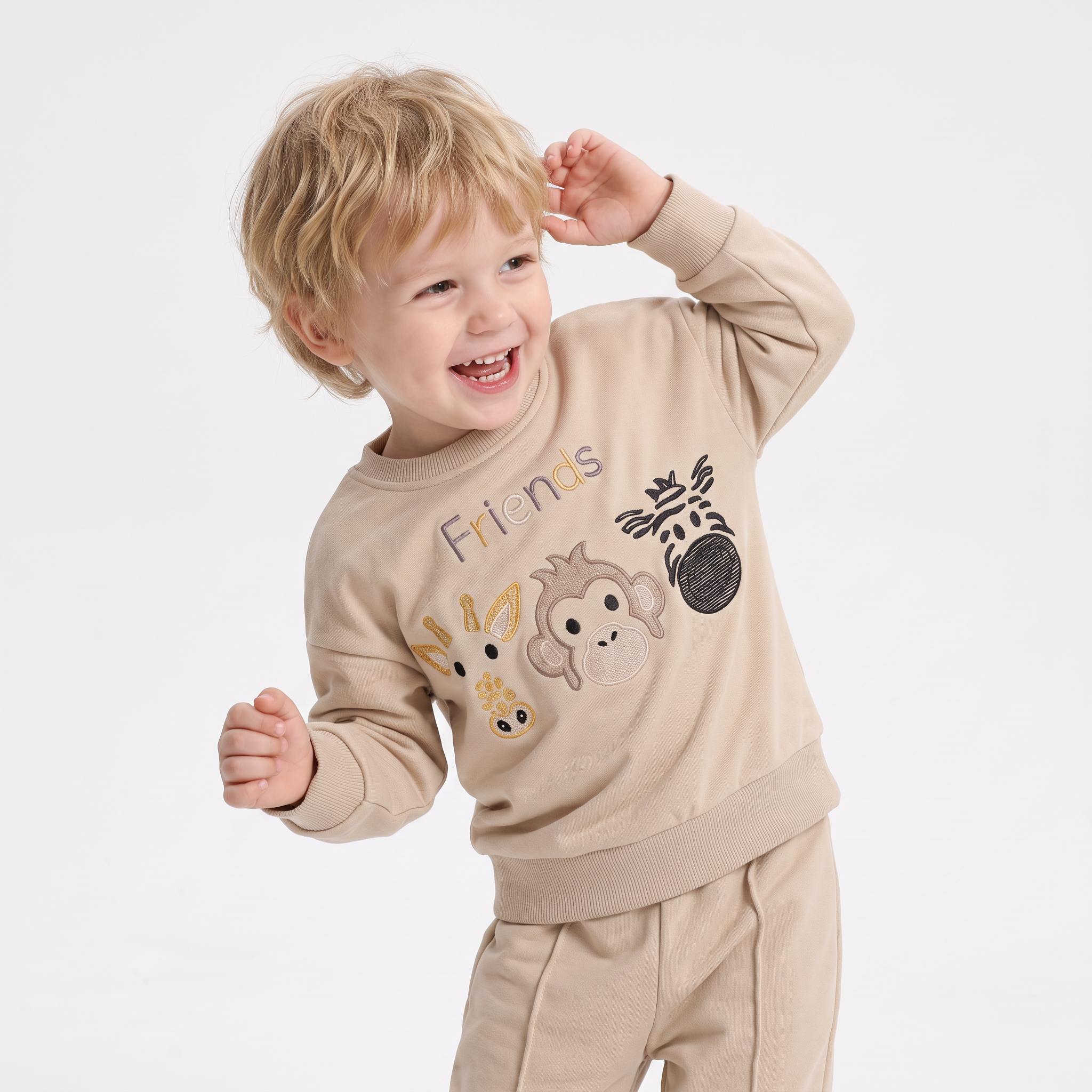 Ensemble de jogging en coton Fins Friends