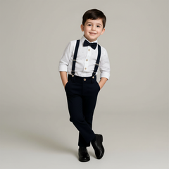 Biggie Boys Dressy Suspender Set