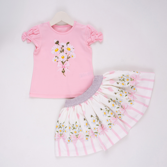 Kiki's Bouquet Girls Skirt Set