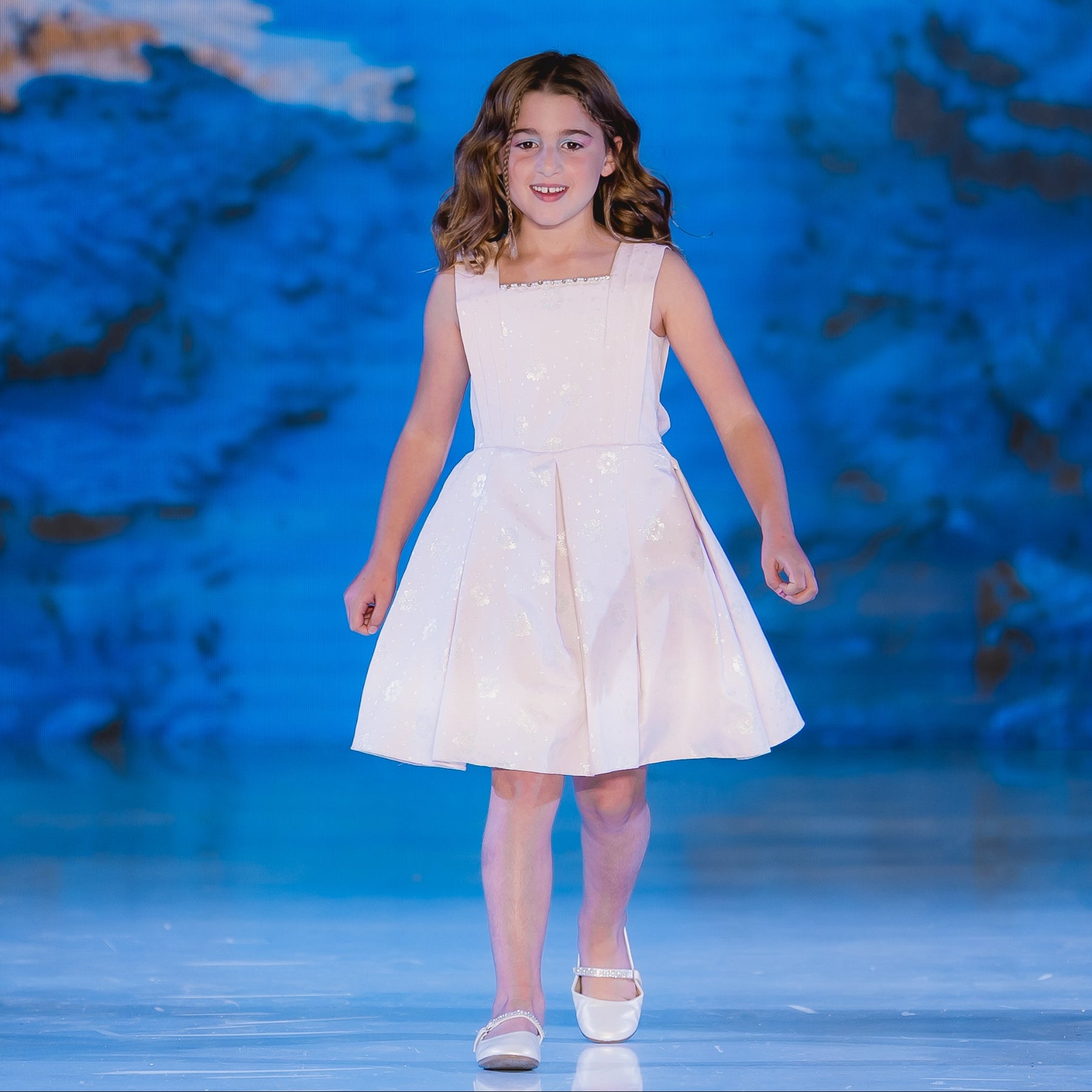 Pink Stardust Girls Formal Dress