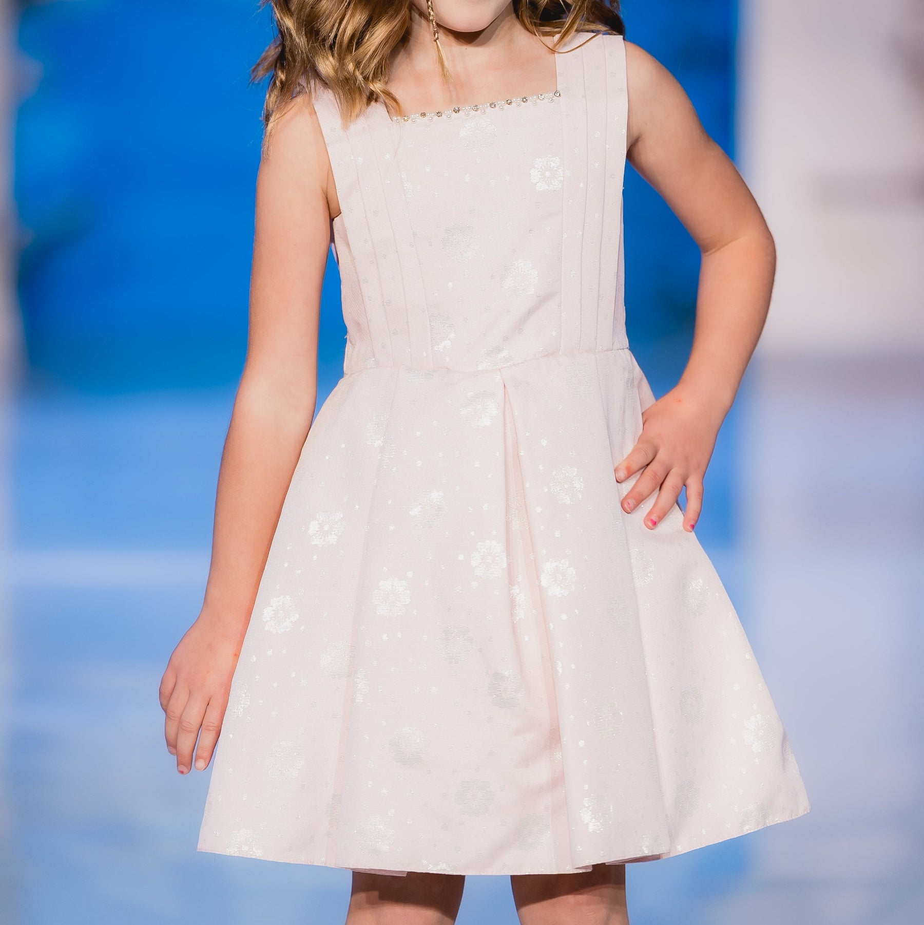 Pink Stardust Girls Formal Dress