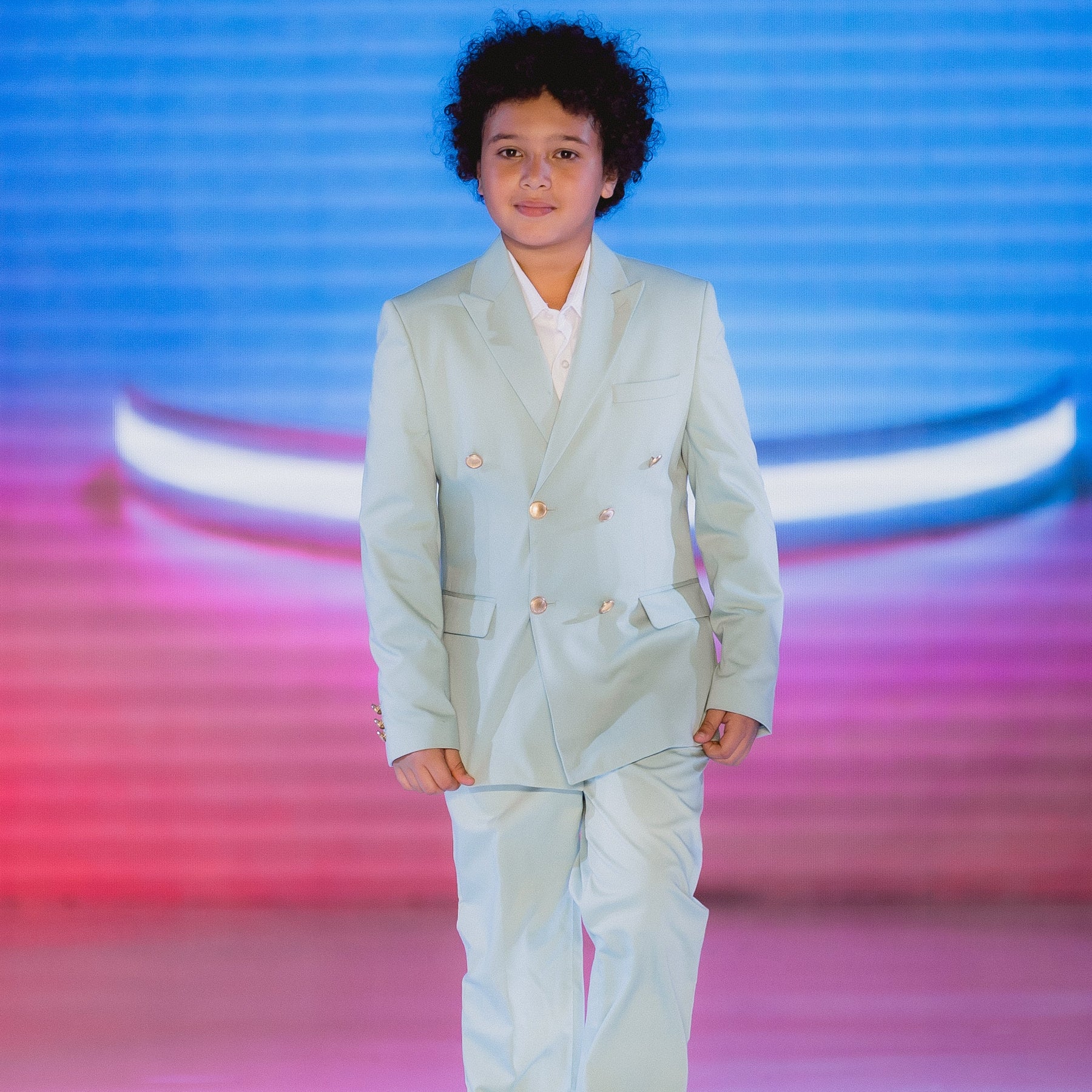 Golden Buttons Boys Suit