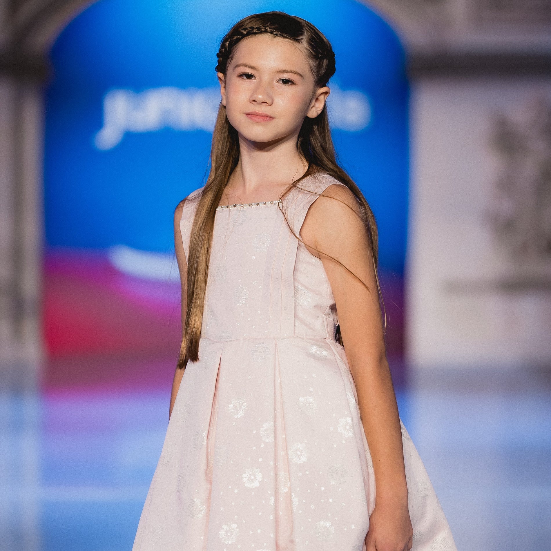 Pink Stardust Girls Formal Dress