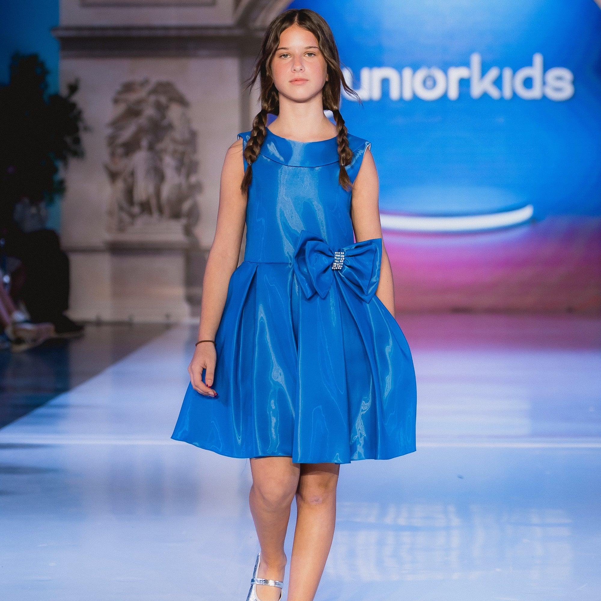 Stellar Satin Girls Formal Dress