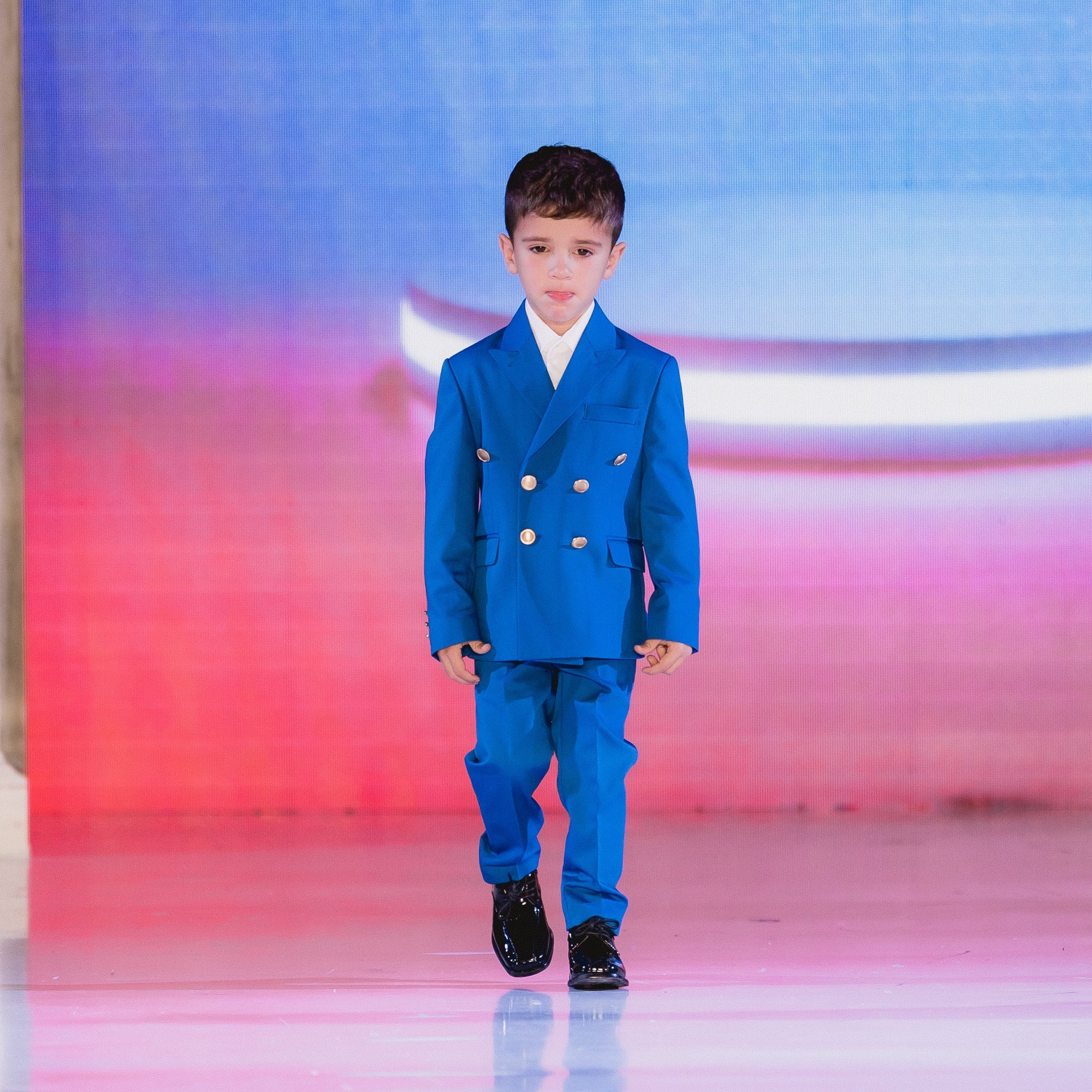 Golden Buttons Boys Suit
