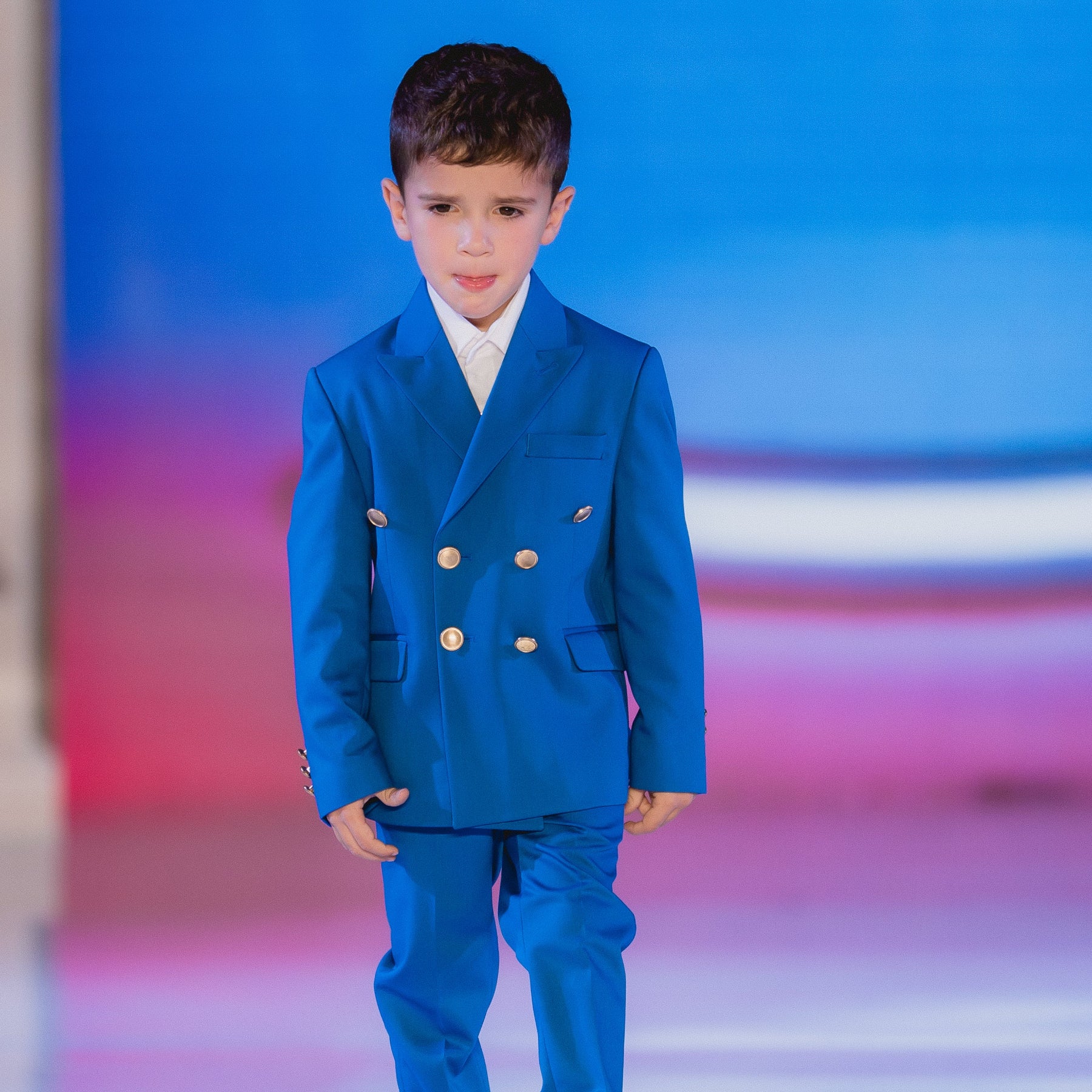 Golden Buttons Boys Suit