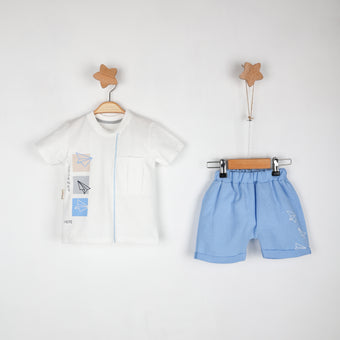 Journey Baby Boy Casual Shorts Set