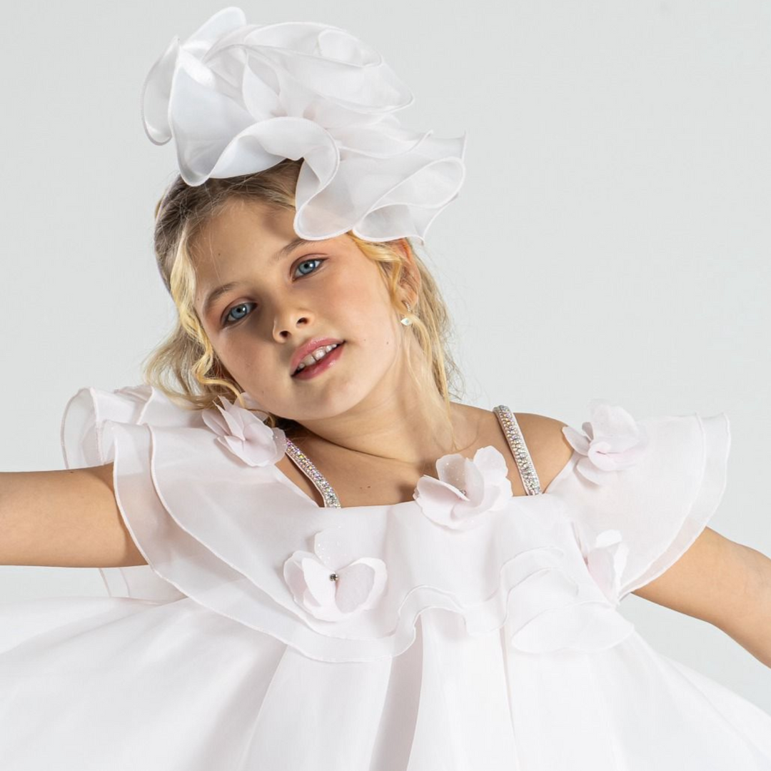 Robe européenne Ophelia en organza
