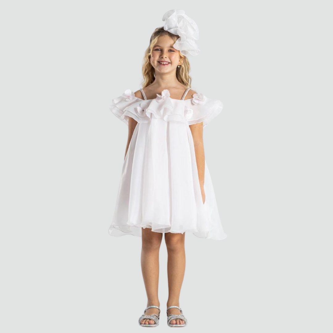Robe européenne Ophelia en organza
