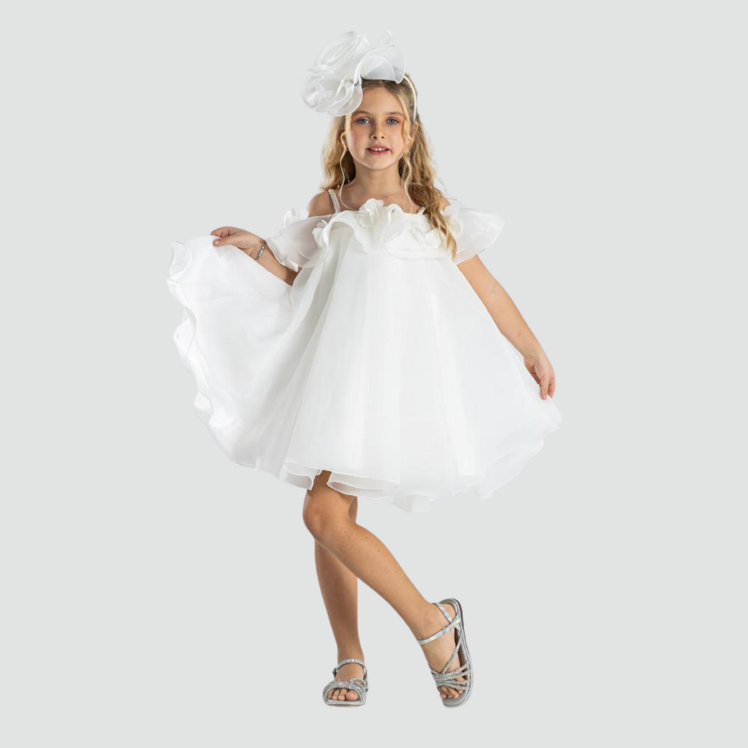 Robe européenne Ophelia en organza