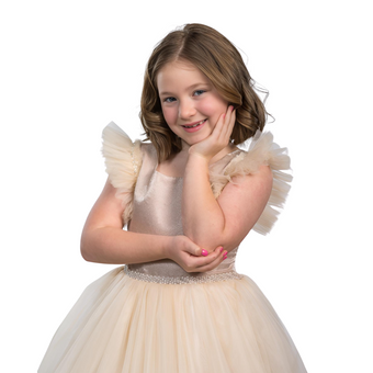 The Cutest Princess Girls Formal Dress