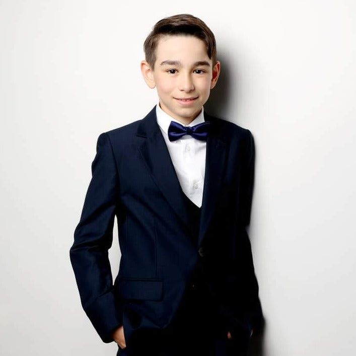 Lilax Costume 5 Pièces Pour Garçon - Élégant Ensemble Formel Avec Veste, Gilet, Chemise, Pantalon Et Nœud Papillon - Idéal Mariage, Baptême, Fêtes (1-8 Ans)