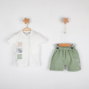 Journey Baby Boy Casual Shorts Set